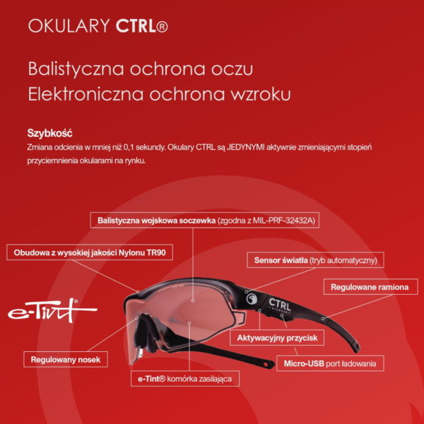 Okulary balistyczne CTRL MS1