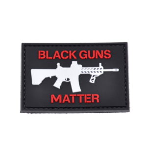 BLACK GUNS MATTER naszywka PVC 3D morale patch