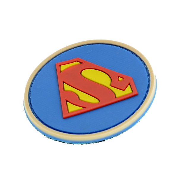 SUPERMAN naszywka PVC 3D morale patch